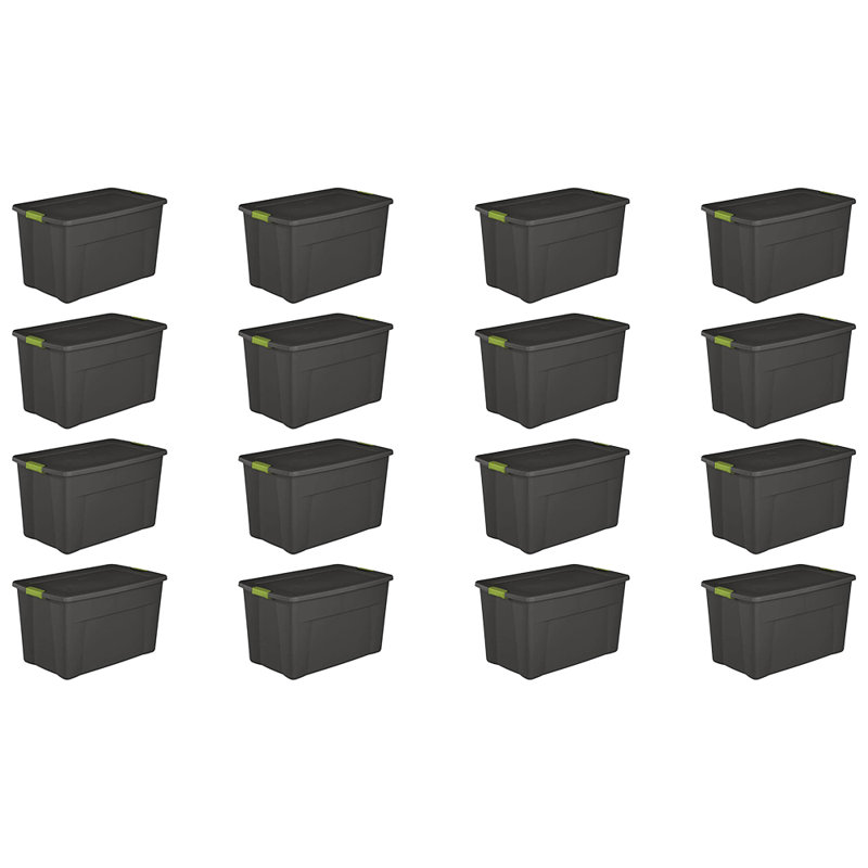 Sterilite 45 Gallon Wheeled Latch Tote, 16, 35