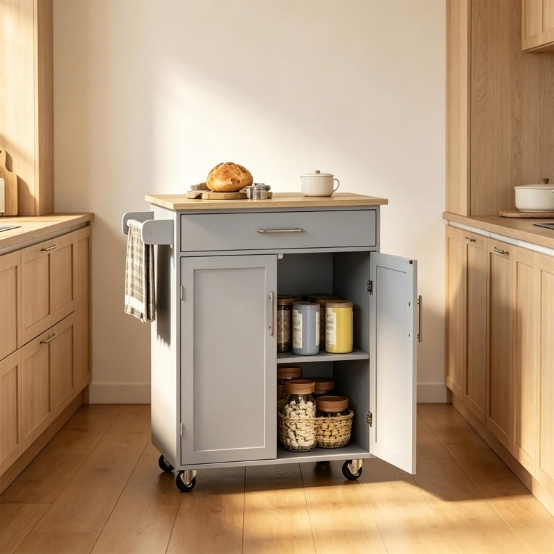Armoire de rangement roulante