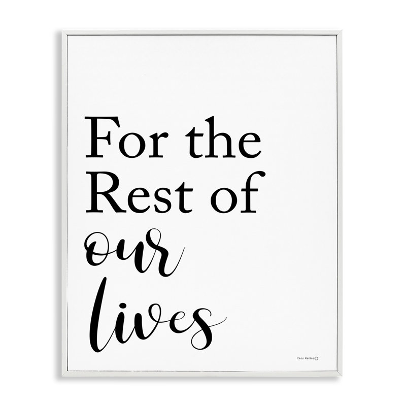 «Rest Of Our Lives», estampe numérique par Tammy Apple, Estampe numérique encadrée blanc bord de mer, H 30 po x l 24 po