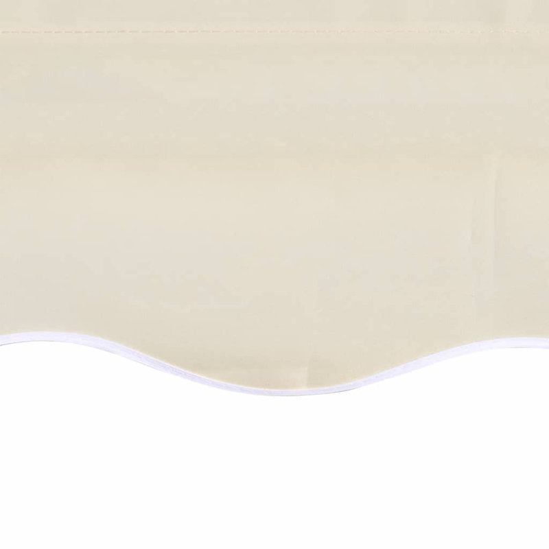 Awning Top Sunshade Canvas, Cream, 500cm W x 300cm D