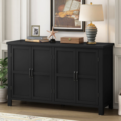 4-Door Storage Sideboard with Adjustable Shelves