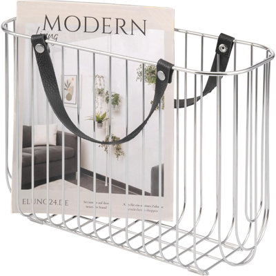Metal Free Standing Magazine Rack
