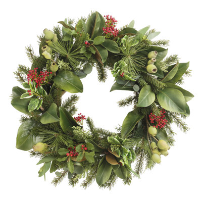 Needle Pine And Holly Weath