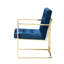 Fauteuil en velours capitonné Vannessa-36283552-36293750