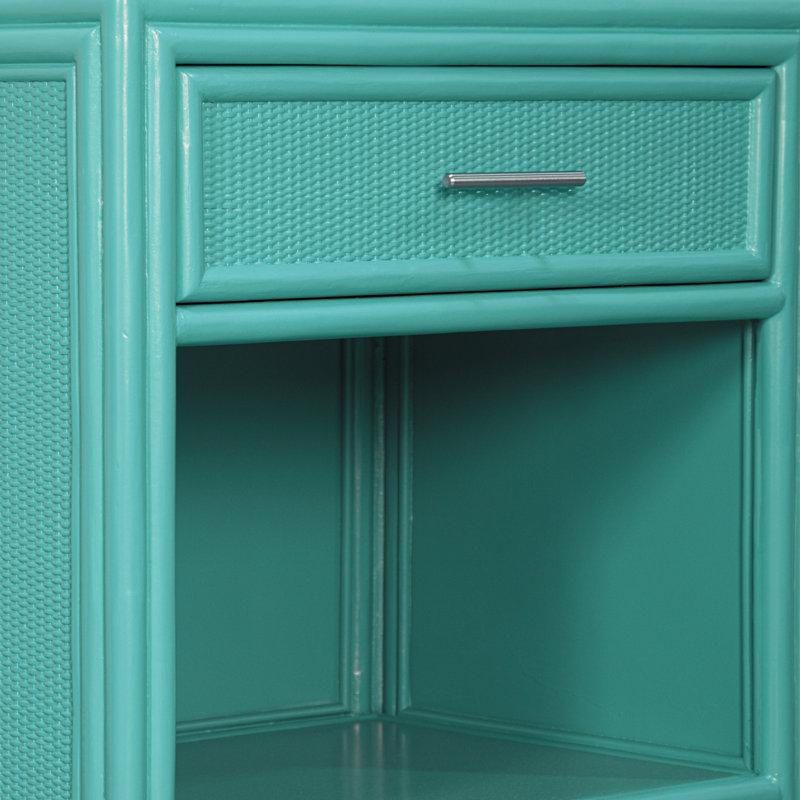 Aruba 1 - Drawer Nightstand, Turquoise 