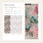 Birds Wallpaper Floral Blossoms Teal Blue Decorative Mural-534257172