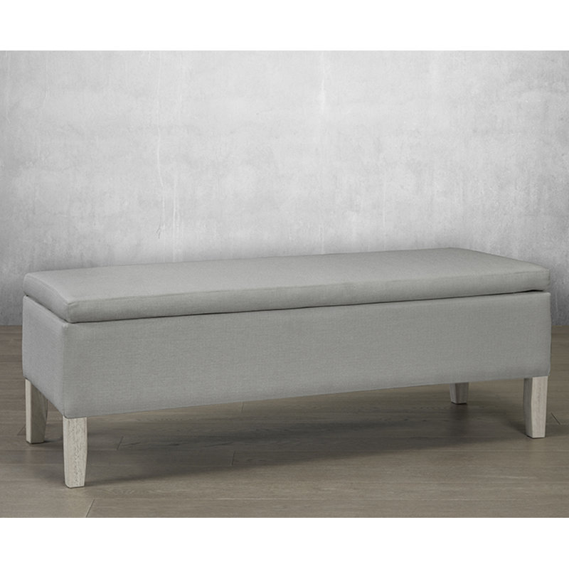 Banc rembourré Khloe, Beige