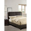 Grand lit Modern Modern Elegance, revêtement en similicuir brun avec tête de lit, sans sommier pour la chambre à coucher, tête de lit brun, base, mobilier-1792642110