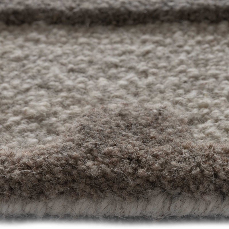 Crisstopher Performance Hand Tufted Wool Geometric Indoor Rug, Rectangle 8' x 10'