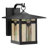Nathalie 11.75" H Stained Glass and Metal Outdoor Wall Lantern 