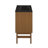 Bosse 24" Freestanding Bathroom Vanity in Brown Oak with Black 3-Hole Centerset Sink Top-105940851-105940852-121676152