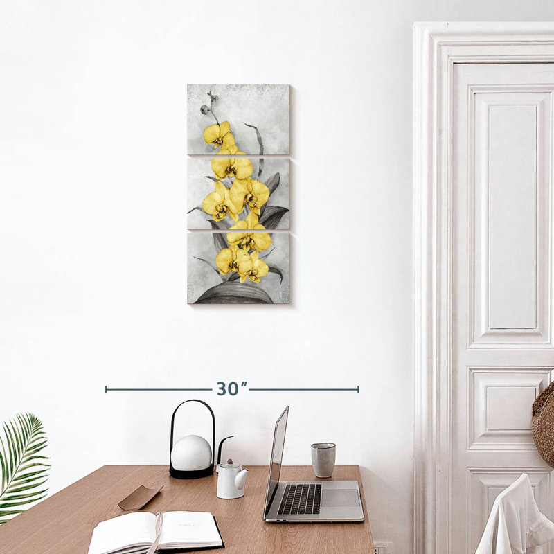 Wild Orchids, 27" H x 12" W