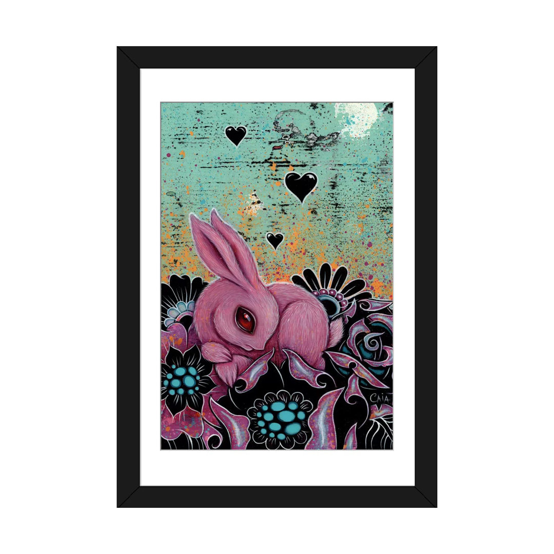 " Pink Bunny " by Caia Koopman East Urban Home Mat 