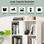 Bibliothèque autoportante à 3 niveaux et 6 cubes avec dispositif anti-basculement
