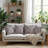 Beige Brown Embroidered Throw Pillow Cover Set 20x20 – Elegant Christmas Decor for Sofa Bed & Room