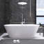 Baignoire autoportante en acrylique 70,9 po