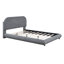Lit plateforme tapissier pleine grandeur Teddy-165474502