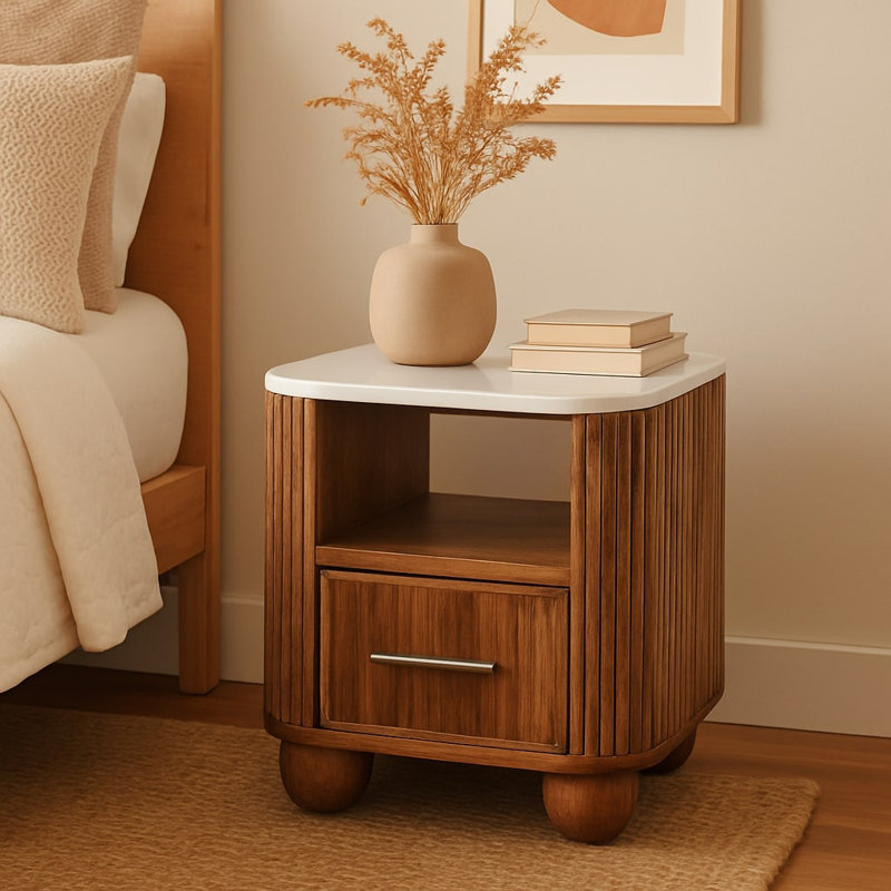 Table de chevet en marbre Beaumont