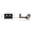 Walnut 8.92' 8-Step Wood Rolling Sunburst Wheel Ladder-79231895