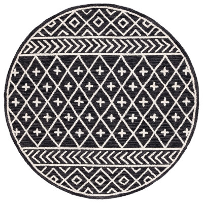 Anbar Hand Tufted Wool And Cotton With Latex Southwestern Rug