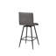 Tabouret de comptoir pivotant en similicuir