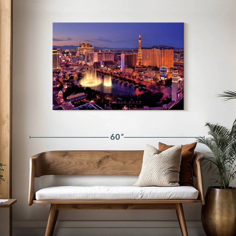 Sirci Las Vegas Night Glow, H 30 po x l 45 po