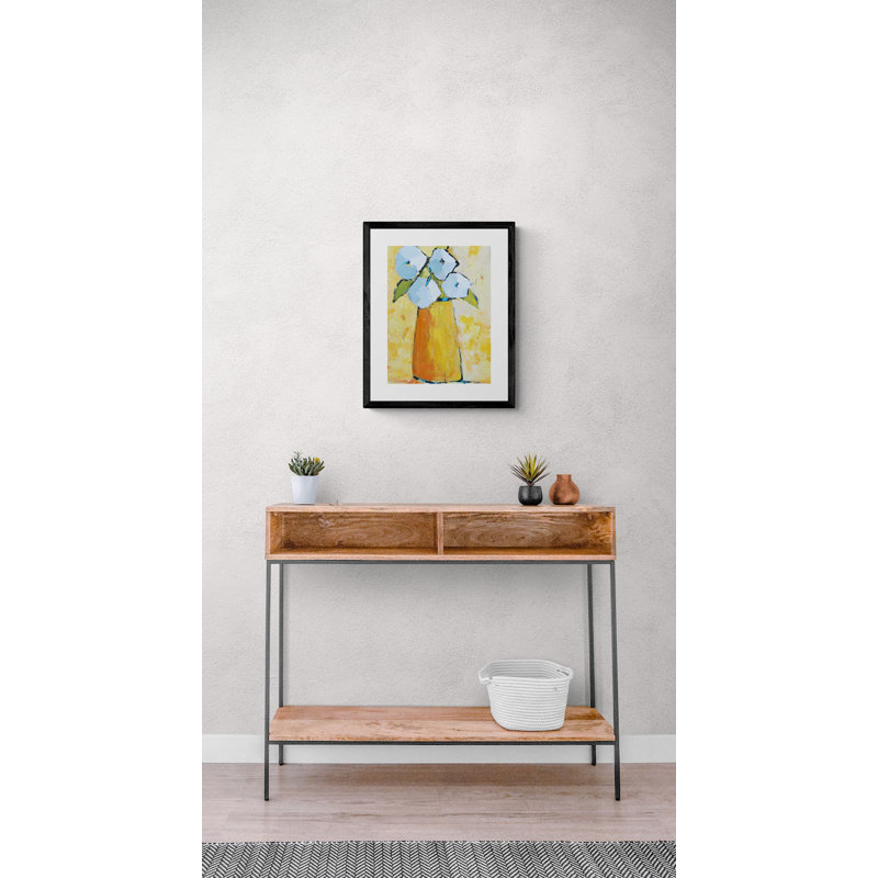 Yellow Vase Print by Phyllis Adams, 32" H x 24" W