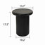 Ensemble de tables basses rondes modernes avec pieds cannelés uniques