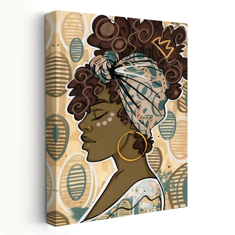 Crowned - Multicultural Figurative Art, 24" H x 16" W