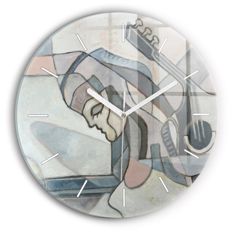 Glass Wall Clock