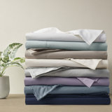 Peached Percale 200 Thread Count Relaxed Cotton Percale Sheet Set