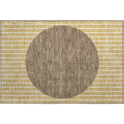 Premium Machine Washable Naglee AMF994 Stripes Rug