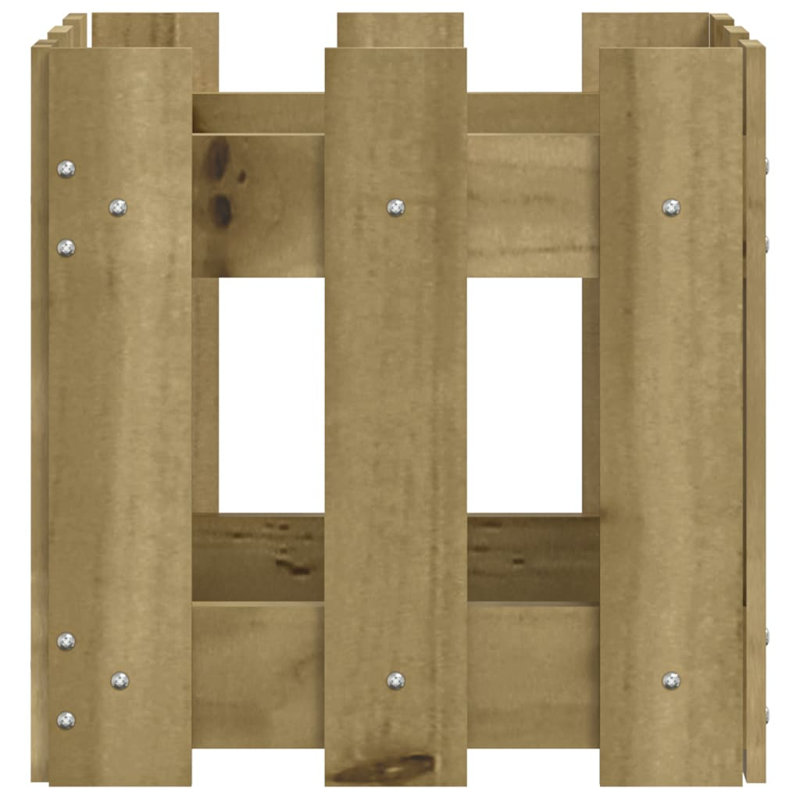Nabeela Wood Planter Box, Brown, 30cm H x 30cm W x 30cm D