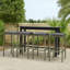 Vian Outdoor Barstool, Poly Rattan, Polyester-106426841-106426842-106426845