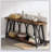 Hall Table,Vintage Console Table,Sturdy Sofa Table