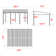 Feria  20'Wx12'D Manual Slope Patio Awning In Black