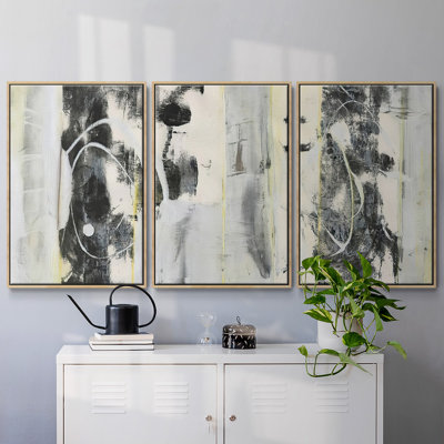 «Debout grand I», reproduction sur toile 3 pièces