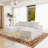 104.3*70.8"Modular Sectional Sofa Seat,Upholstered Compressed Couch For Living Room,Bedroom,Apartment,No Assembly Required,3 PC Free Combination,Plush Corduroy Fabric,WHITE-1255263831