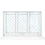 X And Diamond Open-Frame Headboard-21137859-88177339