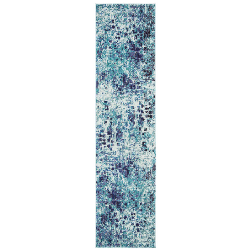 Travers Performance Abstract Rug, Runner 2'2" x 14'