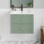 Meuble-lavabo mural 24 po avec 2 tiroirs - idéal pour les petites salles de bain