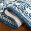 Tapis bleu marine / bleu clair en laine Rubalcava-89960170