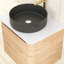 Meuble-lavabo mural simple 23,6 po avec dessus en pierre reconstituée-653915614