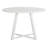 Edo Contemporary Round Dining Table with  Trestle Base,Kitchen Table,Coffee Table-123185727-123185728