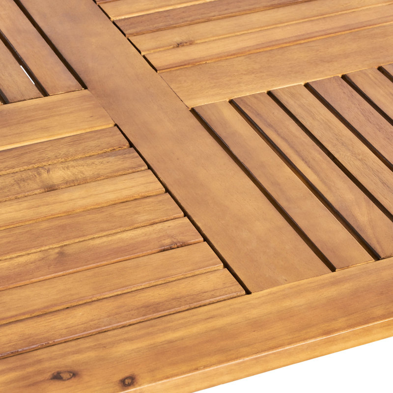 Table de salle à manger en bois 70 po avec une touche de nuance de finition