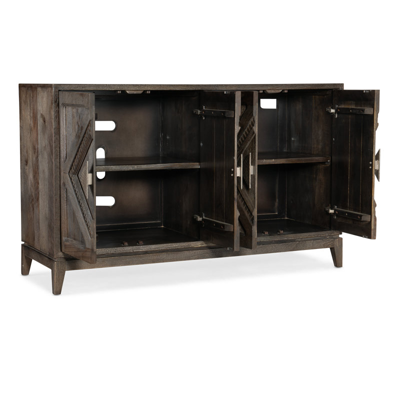 Chiseling 56'' W Solid Wood Sideboard