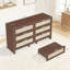 Armoire de rangement en rotin 6 tiroirs-2136905741