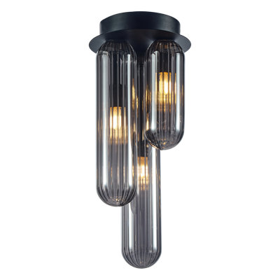 Pax Glass Flush Ceiling Light