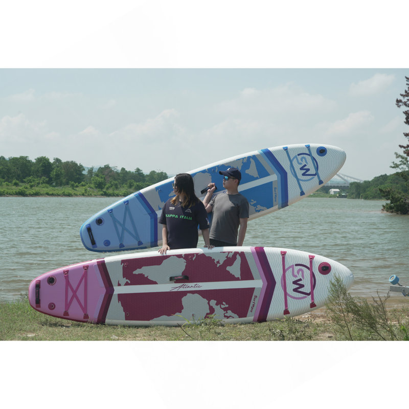 Planche de pagaie debout gonflable 11 pi x 34 po x 6 po avec accessoires