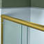Porte de douche double coulissante WOODBRIDGE de 44 à 48 po de largeur x 72 po de hauteur avec verre trempé transparent de 5/16 po (8 mm)